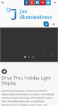 Mobile Screenshot of jaxilluminations.com