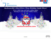 Tablet Screenshot of jaxilluminations.com